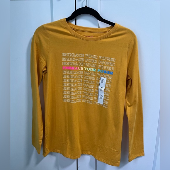 Girls Cat & Jack Graphic T-Shirt 'Embrace Your Power’ - Picture 3 of 12